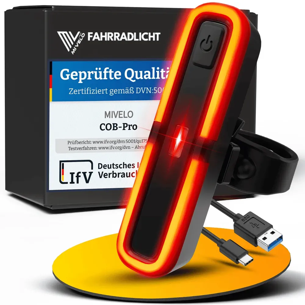 Fahrradbeleuchtung mit COB-Technologie - Bestseller,Neu,oft gekauft