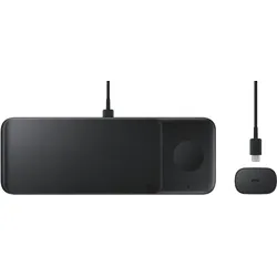 Samsung Trio EP-P6300 (9 W), Wireless Charger, Schwarz