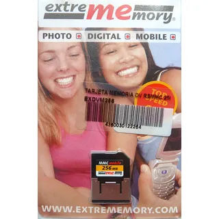 MMC KARTE MOBILE 256 MEGABYTE EXTREMEMORY
