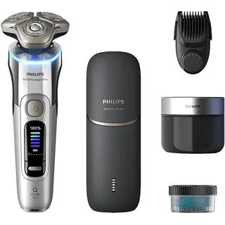 Philips i9000 Prestige Ultra Chromdesign (Triple Action Lift & Cut-System, NanoTech Dual Precision-Klingen, Reinigungsstation: Ja)