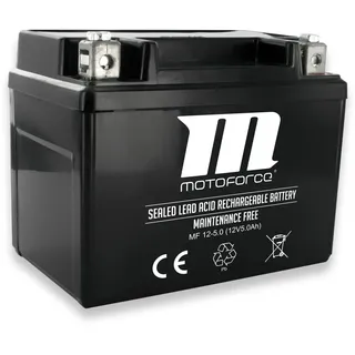 Motoforce Batterie YT4A-3 5Ah wartungsfrei, zzgl. 7,50 EUR Pfand