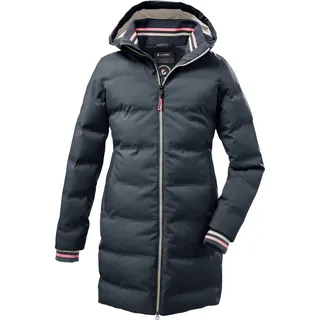 KILLTEC Mädchen Steppjacke mit Kapuze - KOW 33 GRLS QLTD CT, marine, 164, 37566-000