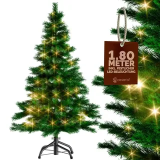 CASARIA Weihnachtsbaum 180cm mit Lichterkette