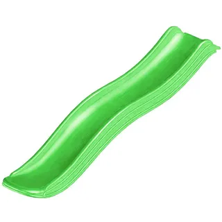 Wickey Wellenrutsche Speedy für Spieltürme – Wahl zwischen apfelgrün und grün, (Für den dauerhaften Einsatz im Freien geeignet, Beständig gegen Regen und Sonneneinstrahlung), Wetterfester, robuster Kunststoff grün
