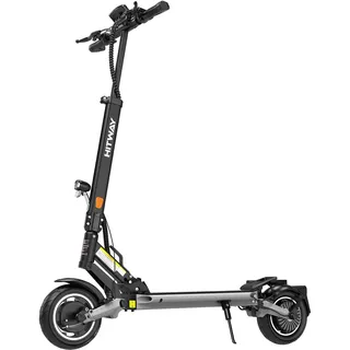 HITWAY H6 E Scooter mit Straßenzulassung, 500W Motor, Klappbar, mit APP, Blinker, Dual-Ladeanschluss, 3,5 Std. Ladezeit, geschmiedetes Aluminium-Gehäuse, 15,6Ah Batterie, 70 km Reichweite, 20 km/h.