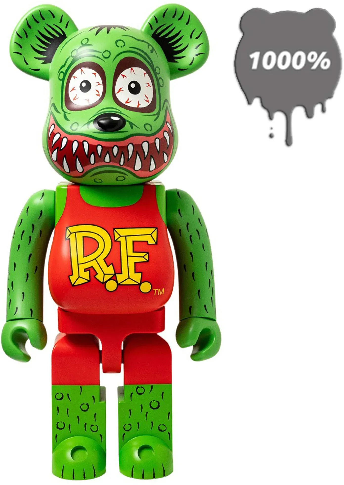 BE@RBRICK 1000% RAT FINK - Medicom Toy Designer Figur 70cm NEU OVP