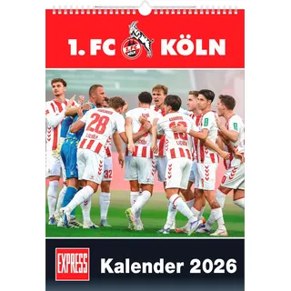 DuMont / DuMont Kalenderverlag 1. FC Köln 2026 - Fußball-Kalender - Express-Fankalender - Wandkalender 29,7 x 42 cm