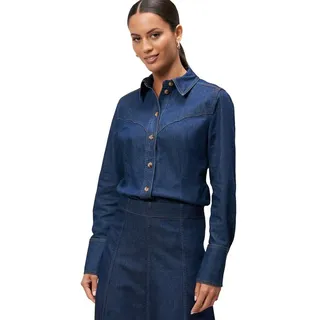 Zero Jeanshemd mit Knopfleiste 38