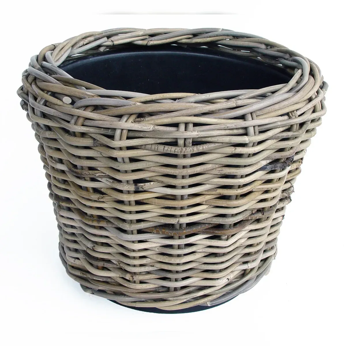 Pflanzkorb Sylter Korb Blumenkorb 36x28cm Rattan Garten Drypot Natur