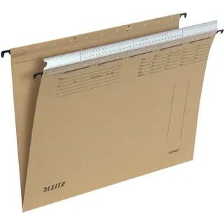 Leitz Leitz, Mappe, ALPHA Hängemappe, A4, mit Organisationsleiste, natron (A4, 25x)