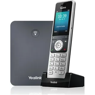Yealink W76P - Schnurloses Telefon / VoIP-Telefon mit Rufnummernanzeige
