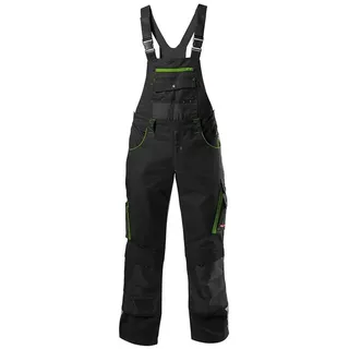 Fortis H-Latzhose 24, schw./limegreen, Gr. 110