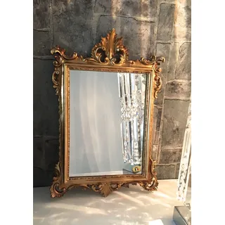 artissimo Wandspiegel Gold Barock Antik Rokoko 36x24 Flurspiegel Badspiegel Wanddeko Prunkspiegel C12 M