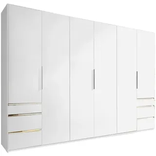 Level 300 x 216 x 58 cm weiß mit Schubladen