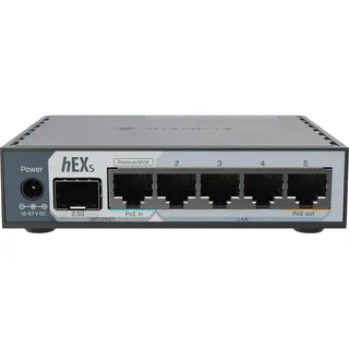 MicroTik E60iUGS, hEX S (2025), Router, Schwarz
