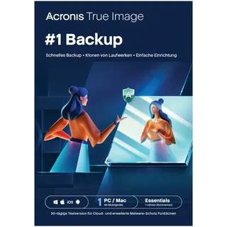 Acronis True Image Essentials [1 Gerät - 1 Jahr]