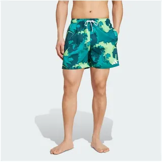 adidas Tie-Dye 5-Inch, Badeshorts weiß|blau 2XL