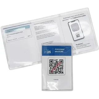 nemau - Angelschein Hülle – wasserdichte Schutzhülle aus expandiertem Gummi – Premium Made in France – Robust, Flexibel und Langlebig – Etui für Angelschein und Angelpapiere - Modell Transparente
