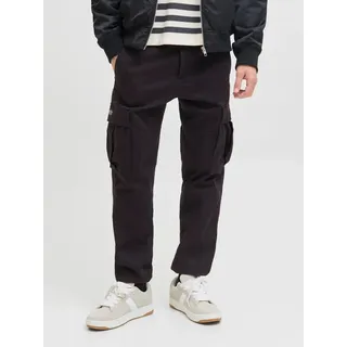JACK & JONES Kane Jonnie Cuffed Cargohose Black 32 34