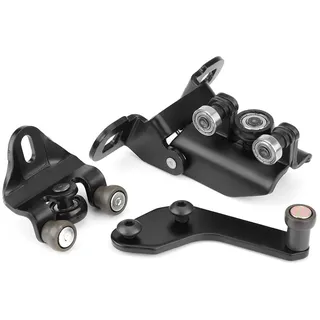 KIMISS Türrollenführung, 3-teiliges Schiebetürrollenführungsschienen-Set für Transit MK6 MK7 1705694 4796304 4796308 1639
