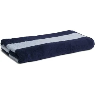 Blockstreifen Duschtuch 80 x 150 cm deep sea/aquamarine