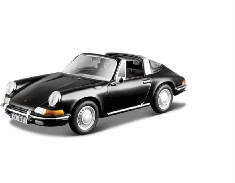 Bburago 18-43214 - Modellauto -  Porsche 911 1967 (schwarz, Maßstab 1:32)