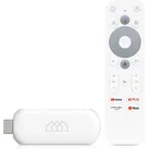 Abcom Stick HD Android TV Mediaplayer Stick Weiß (Full HD, HDMI, 5GHz WiFi, Sprachfernbedienung (32 GB, Android 11), Streaming Box, Weiss