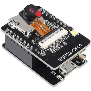 ESP32 Cam WiFi Bluetooth Development Board mit OV2640 Kameramodul + Micro USB zu seriellem Port CH340C 4,75V-5,25V Nodemcu für Raspberry Pi