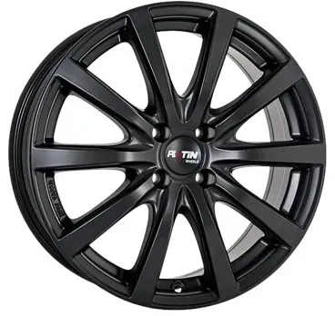 Platin P69 Black Matt 7x17 ET 45.1 5/112 Alufelge Schwarz