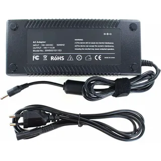 AGI Netzteil kompatibel mit Toshiba Qosmio X70-B-10M (120 W), Notebook Netzteil, Schwarz