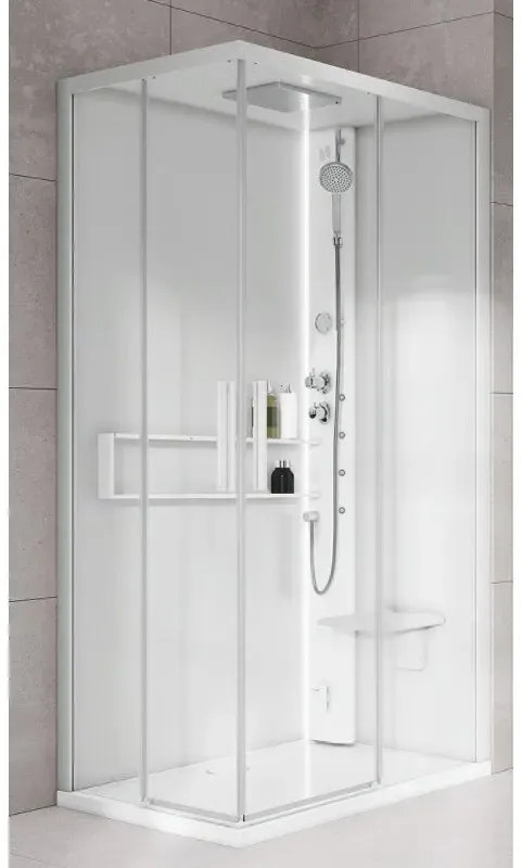 Novellini Glax 2 2.0 A Komplettdusche 90x90cm