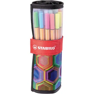 Stabilo point 88 ARTY Edition Fineliner farbsortiert 0,4 mm, 25 verschiedenen Farben