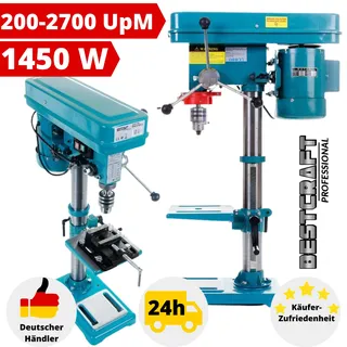 Tischbohrmaschine Standbohrmaschine Säulenbohrmaschine Schraubstock 12 Stufen