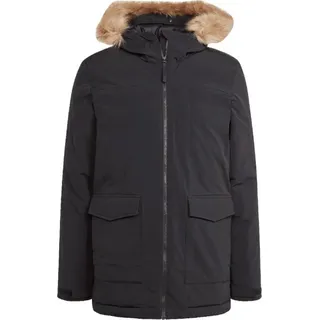 adidas Hooded Fur Parka Black L