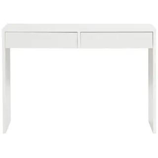 INOSIGN Schminktisch INOSIGN "Astral", weiß (weiß, weiß, weiß), B:115cm H:78cm T:40cm, Tische, mit zwei Schubkasten, einer Arbeitshöhe von 78 cm, Breite 115 cm