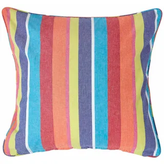 Homescapes Kissenbezug Gestreift 60 x 60 cm Mehrfarbig