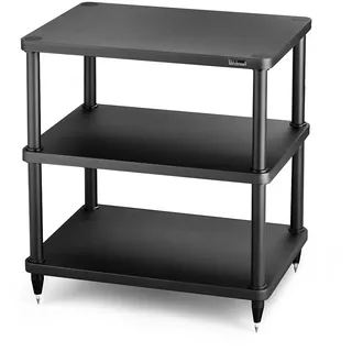 Solidsteel S3-3 Hifi-Rack B 584 x H 670 x T 430 mm bis 60Kg/Etage schwarz