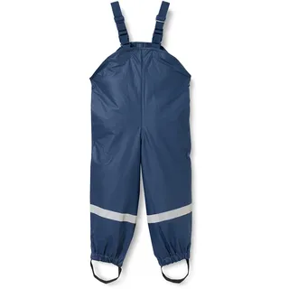 Playshoes Regenlatzhose Textilfutter Wind- Und Wasserdichte Regenhose Regenbekleidung, Marine, 128