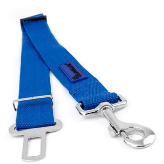 Lantelme Hunde Auto Sicherheitsgurt Adapter extra stark Gurtadapter ausziehbar bis 60cm Farbe blau für Autogurt KFZ Wohnmobil Fahrzeug 5137