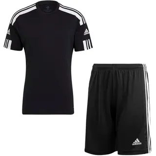 adidas Squadra 21 Set Trikot+Hose Schwarz M