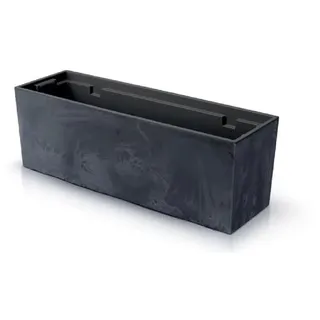 Prosperplast Urbi -Fall Beton -Effekt mit Ablagerung, Abmessungen (MM) 580x180x195, Anthrazitfarbe