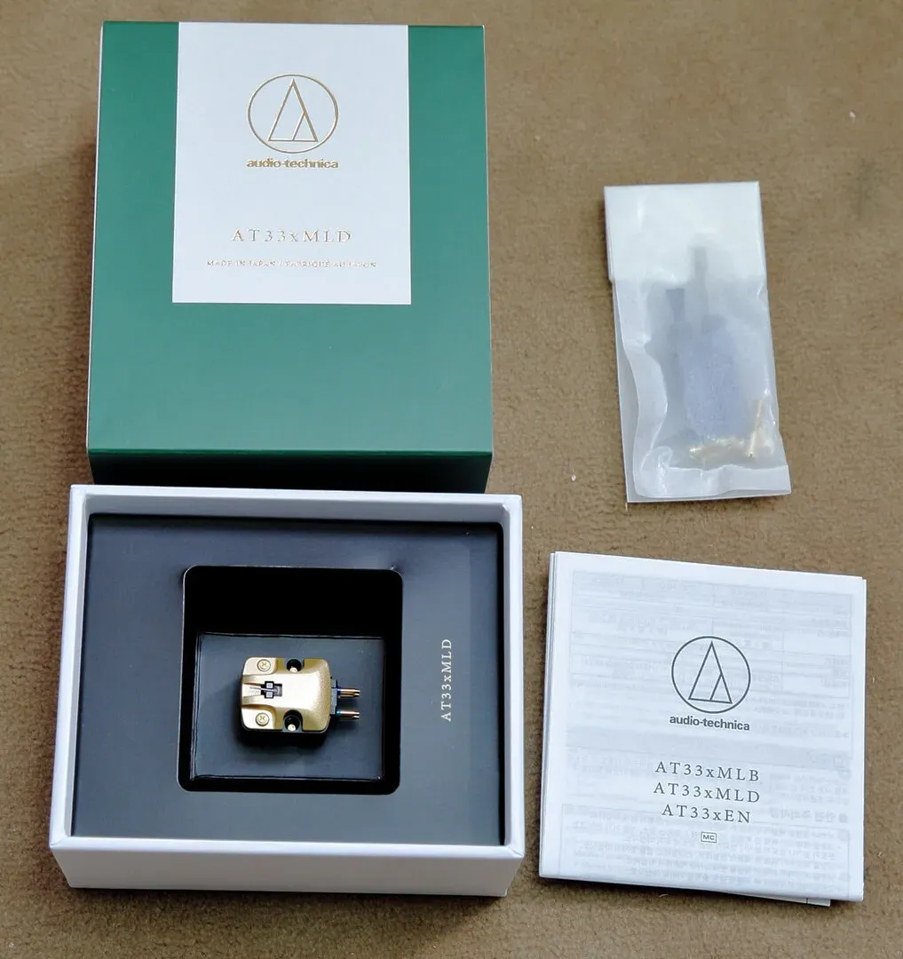 Audio-Technica AT33xMLD MC Tonabnehmer mikrolinear, Dual Coil