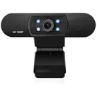Steelplay Pro HD Streamers 4 in 1 Pack Mikrofon + Webcam + Greenscreen + Stative (2 Mpx), Webcam, Schwarz