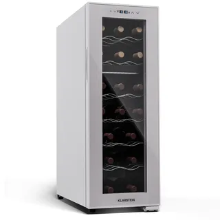 Klarstein Shiraz 18 Duo Weinkühlschrank 2 Zonen 53L/18 Flaschen 5-18 °C Touch