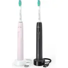 Philips Sonicare, Elektrische Zahnbürste, Series 3100 Doppelpack (Schallzahnbürste)