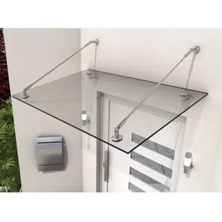 Gutta Vordach PH V2A 140 x 90 x 40 cm transparent