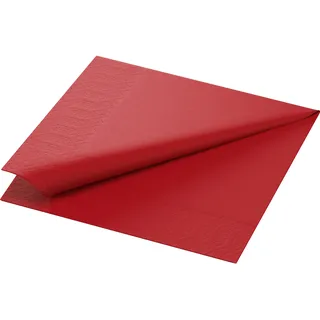 Duni Servietten 33 x 33 cm 1/4 F 3-lagig, rot