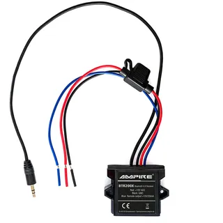Ampire BTR200X Universeller Bluetooth Receiver fürs Auto, 3.5mm Klinke, 12 Volt