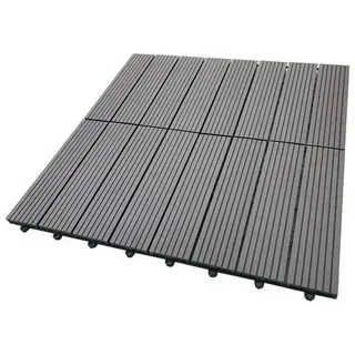 WPC Bavaro dunkelbraun 30 x 30 x 2,2 cm 6 St.