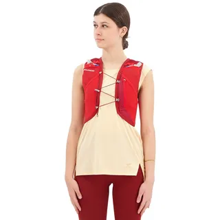 Salomon Active Skin 4 Set Trinkweste - Red Dahlia / High Risk Red - L